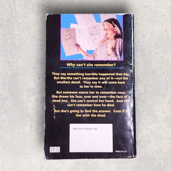 Fear Street RL Stine The Face Vintage 1996 YA Horror Thriller Halloween Read - Picture 4 of 6